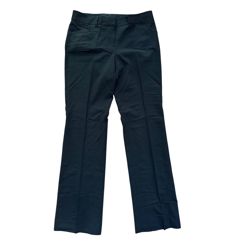 Theory Womens Black Full Length Wool Blend Trouser Pant Size 6